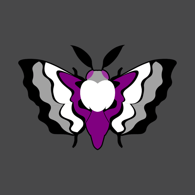 Ace Pride Moth by geminope