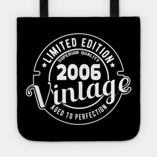 2006 VINTAGE - 15Th BIRTHDAY GIFT Tote