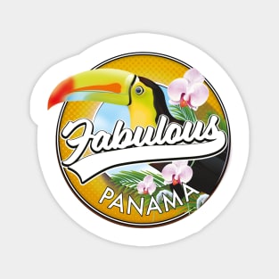 Fabulous Panama retro logo Magnet