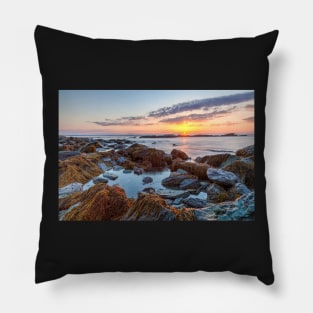 Sunrise Seascape at Sachuest Wildlife Refuge Pillow