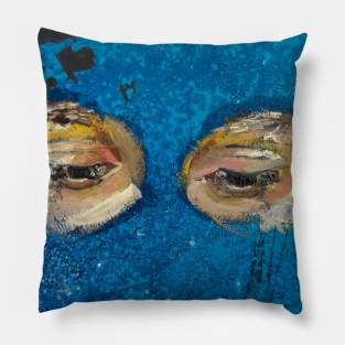 Beautiful Eyes Painting Pillow