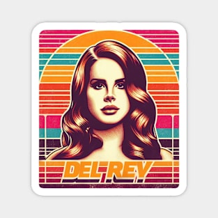 Lana Del Rey - Vintage 70's Inspired Magnet