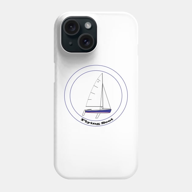 Flying Scot sailboat Phone Case by CHBB