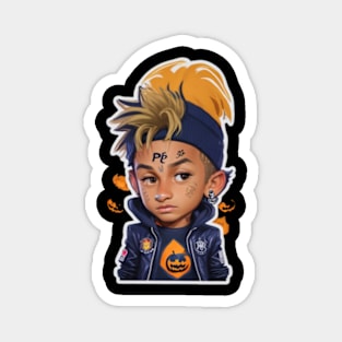 neymar brazil football Halloween Magnet