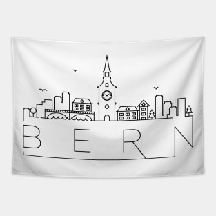 Bern Minimal Skyline Tapestry