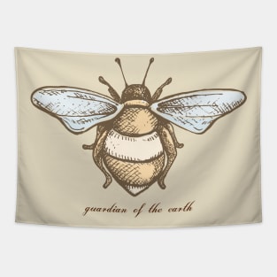 bee - guardian of the earth Tapestry