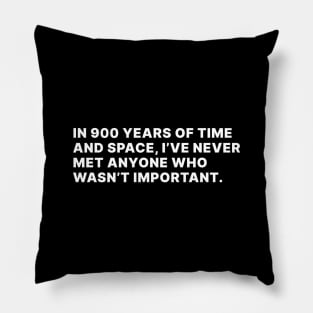 Doctor Who Quote Pillow