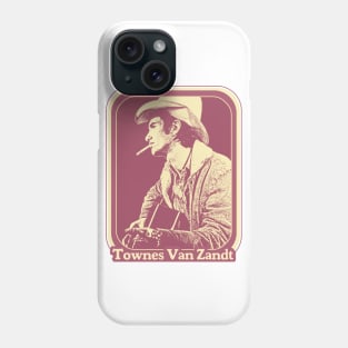 Townes Van Zandt // Original Retro Outlaw Country Fan Design Phone Case