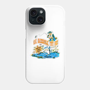 BASSHOLE TEE Phone Case