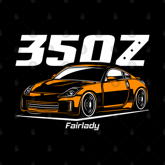 Racing Orange 350Z JDM by GoldenTuners