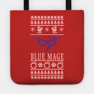 Final Fantasy XIV Blue Mage Ugly Christmas Sweater T-Shirt Tote