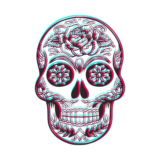 TikTok Sugar Skull by stickisticki