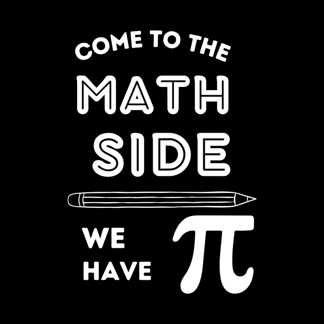 Funny Come to the Math Side we have PI by ELMAARIF