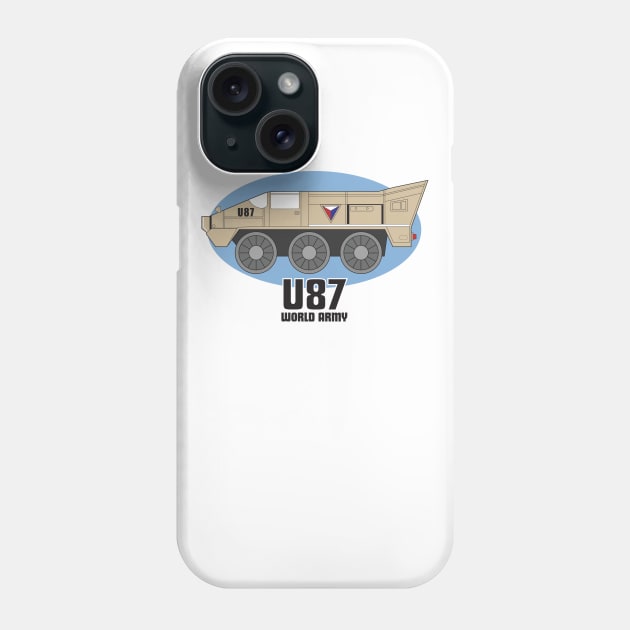 U87 from 'Joe 90' Phone Case by RichardFarrell