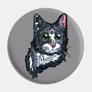 Steampunk Cat Pin