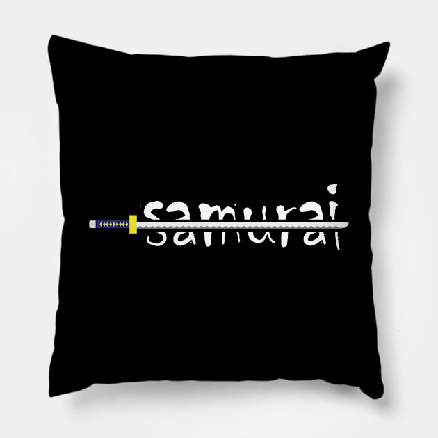 samurai katana Pillow by Young at heart