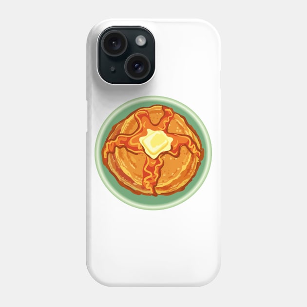 Above the Pancakes Phone Case by SWON Design