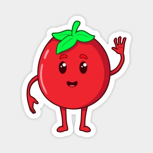 Cartoon Tomato Magnet