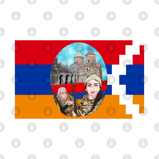 Artsakh (Father & Daughter) MASK by speciezasvisuals