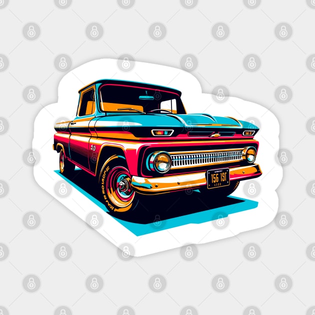 Chevy pickup Magnet by Vehicles-Art