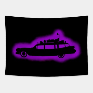 Ghostbusters Medi-Corps “Found the Car Ecto-1” Stencil Tee Tapestry