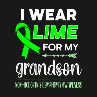 I Wear Lime For My Grandson T-Shirt