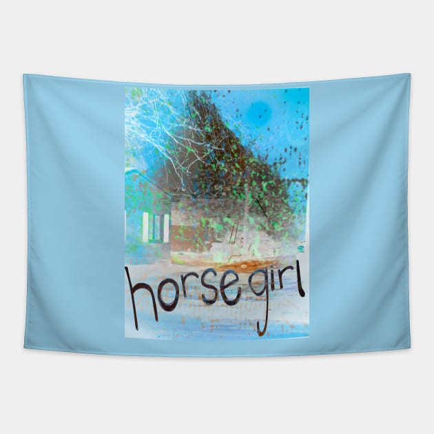 HORSEGIRL Tapestry by Noah Monroe