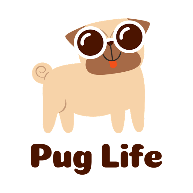 Pug Life Shirt by ZachTheDesigner