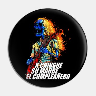 Skull Birthday Pin