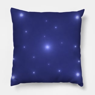 Twinkling Starlight Night Sky Pillow