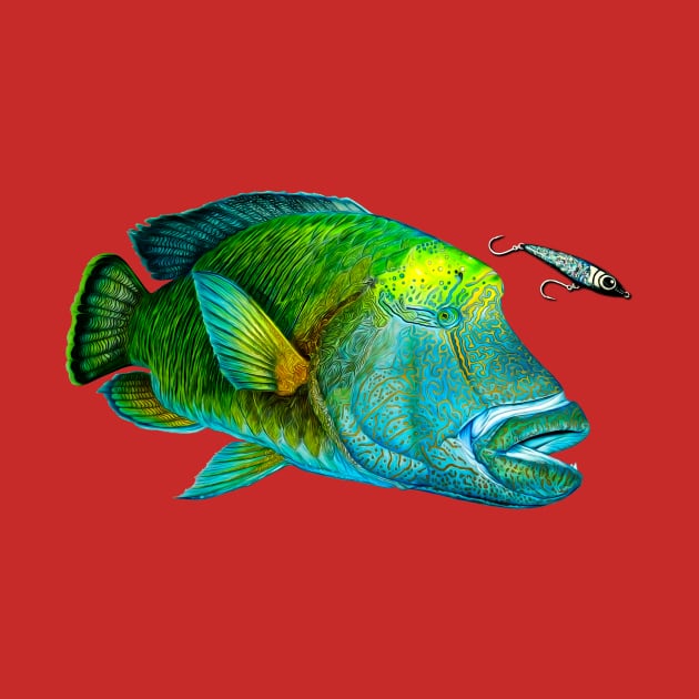 NAPOLEON WRASSE by Art by Paul