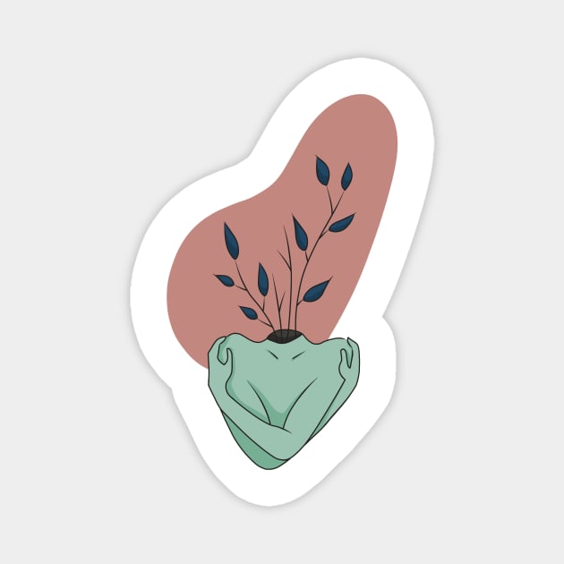 PLANTING TREES Magnet by Nevervand