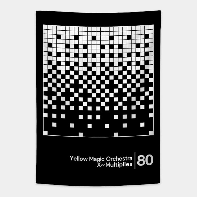 Yellow Magic Orchestra - X∞Multiplies / Minimal Style Graphic Artwork Design Tapestry by saudade