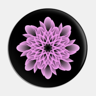 Beautiful and Artistic Purple Flower Pin