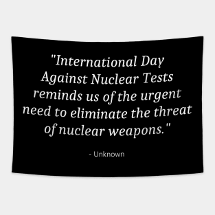 International Day Against Nuclear Tests Tapestry