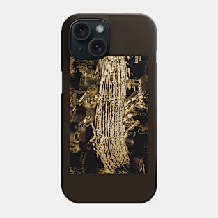 Golden Musical Background Phone Case