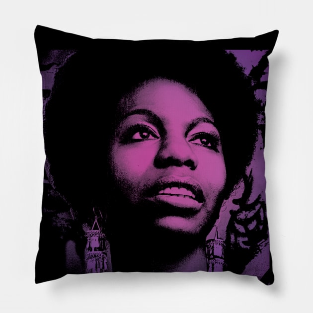 Famous Black Women Series | Nina Simone Mood Pillow by Panafrican Studies Group