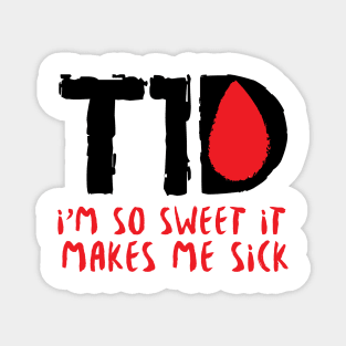 T1D Diabetic Diabetes Gift Magnet