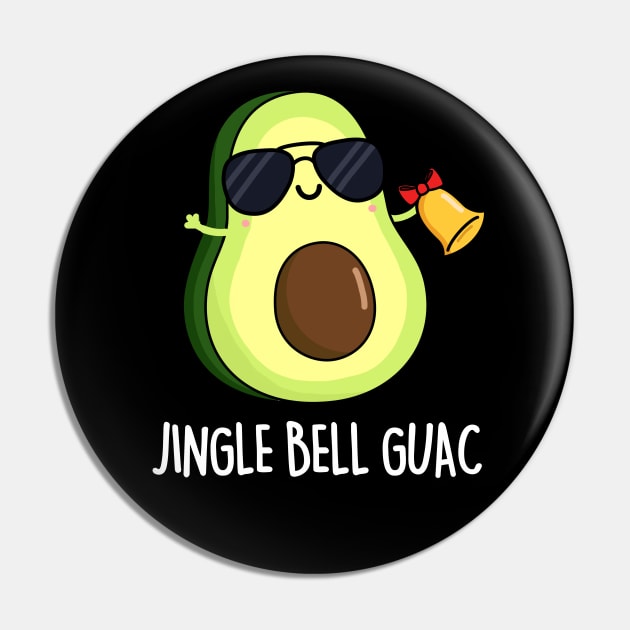 Jingle Bell Guac Funny Christmas Pun Pin by punnybone