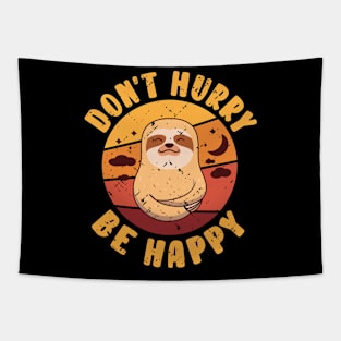 Cute Sloth Lazy Office Worker Working Sloth Statement Chill Tapestry