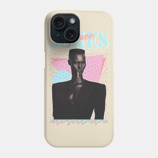 Vintage Faded Style // Grace Jones 80s Aesthetic Style Phone Case