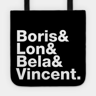 Fab 4 of Classic Horror: Experimental Jetset Tote