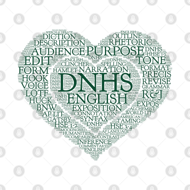 DNHS English - Green Text by beyerbydesign