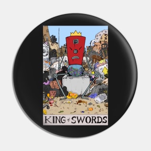 Rattleballs as King Of Swords Pin