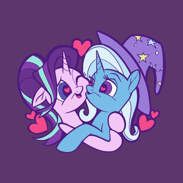 Starlight Glimmer and Trixie by SophieScruggs