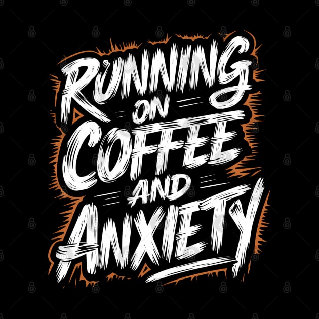 Running On Coffee And Anxiety by Abdulkakl