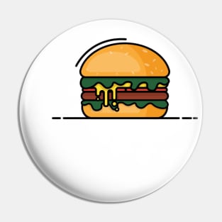 Burger Lover Pin