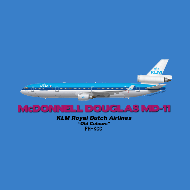 McDonnell Douglas MD-11 - KLM Royal Dutch Airlines "Old Colours" by TheArtofFlying