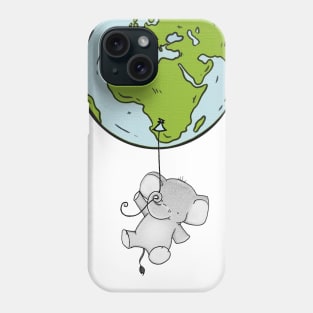 In A World Where You Can Be Anything Be Kind Cute Elephant Phone Case