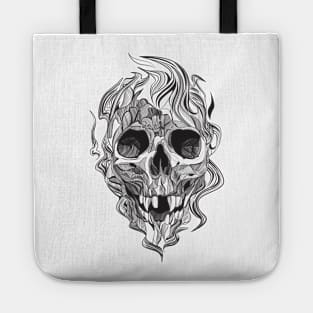 Skull Flame Tote